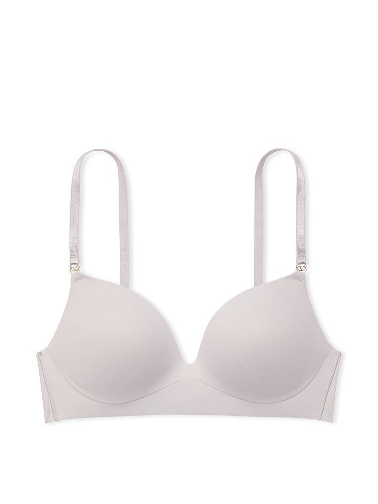 Smooth Wireless Push-Up Plunge Bra