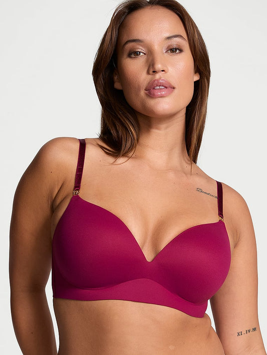 Smooth Wireless Push-Up Plunge Bra