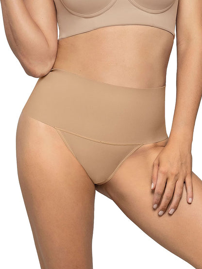 Firm Compression High Waisted Shaping Thong Panty