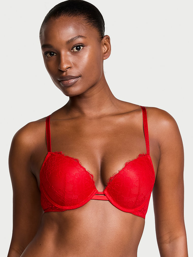 Rose Lace Push-Up Bra