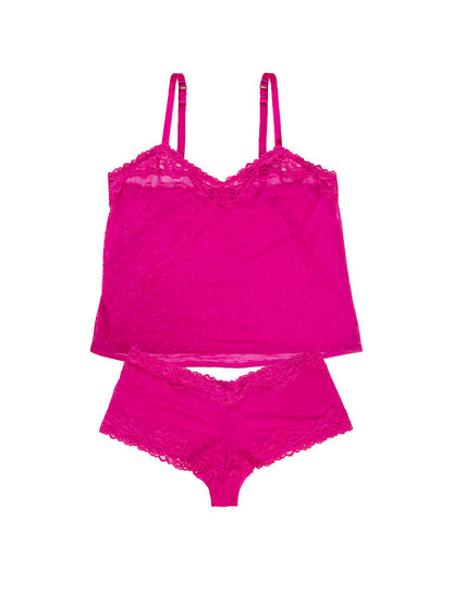 Sheer Whisper Cami & Cheeky Panty 2-Piece Set