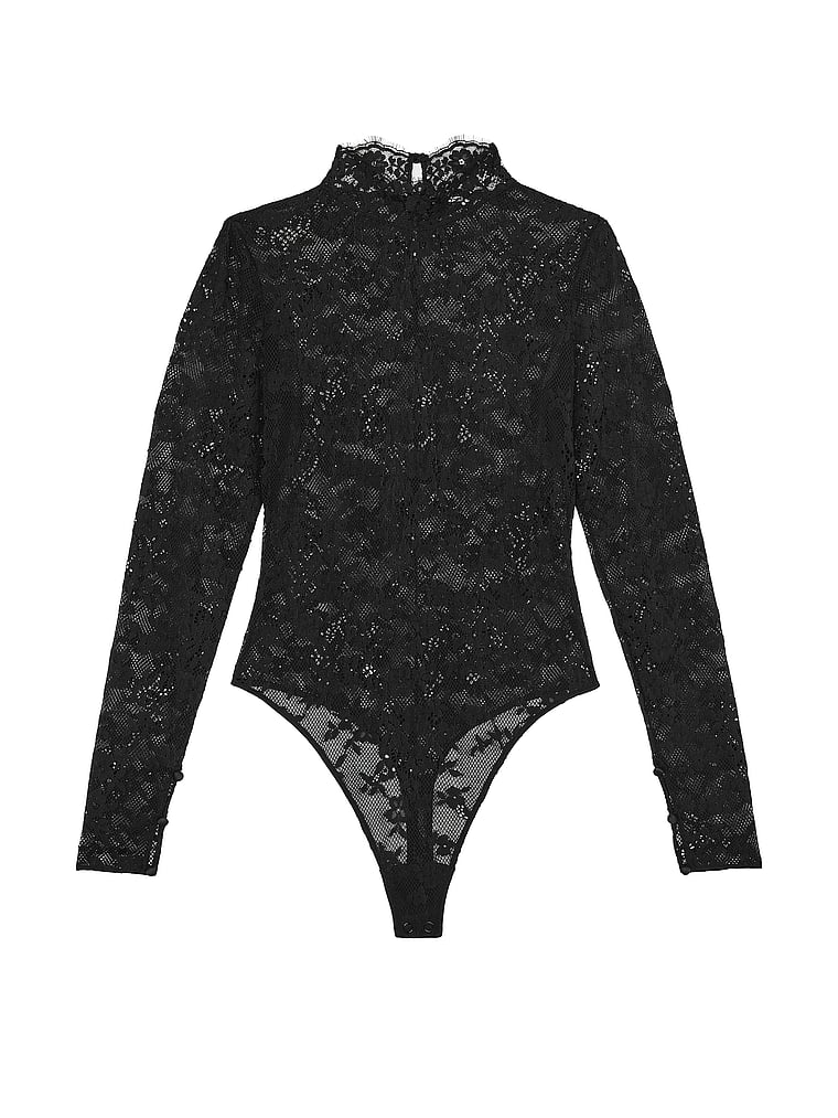 Lace Long-Sleeve Bodysuit