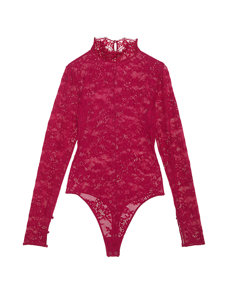 Lace Long-Sleeve Bodysuit