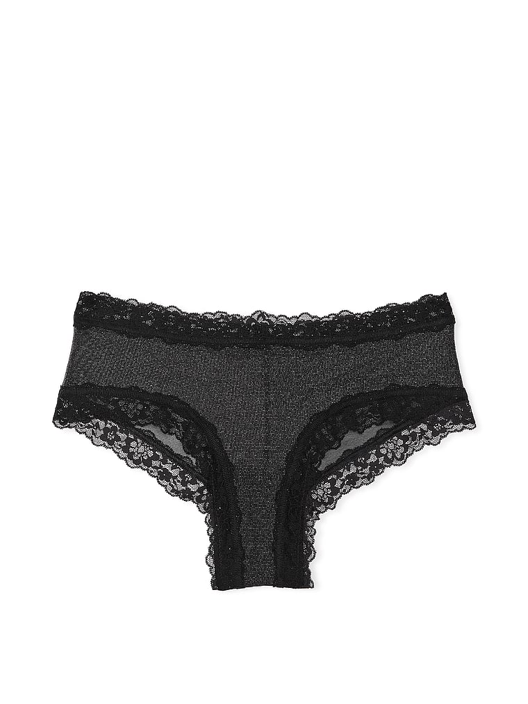 Sequin Posey Mesh Cheeky Panty