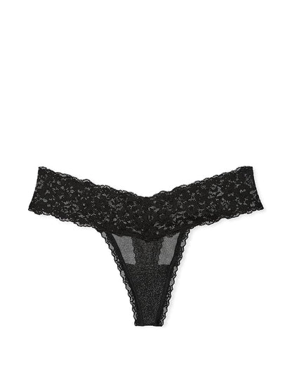 Lace Heart Blooms Thong Panty