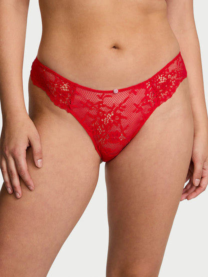 Twinkle Bow Lace Brazilian Panty