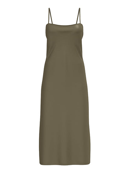 Luxe Satin Long Slip Dress