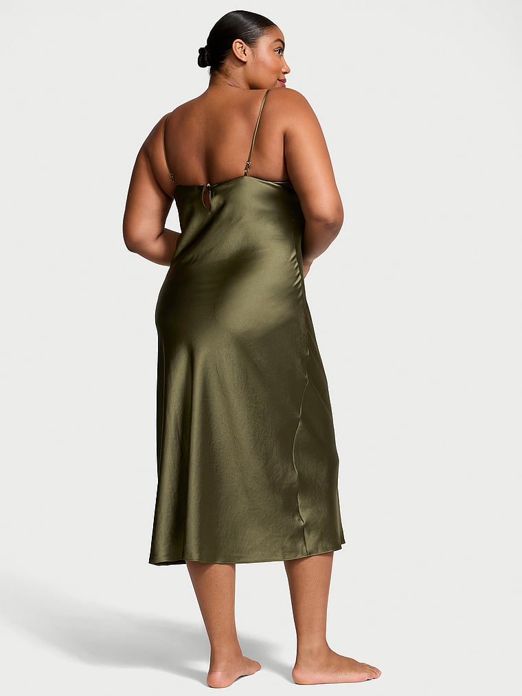 Luxe Satin Long Slip Dress