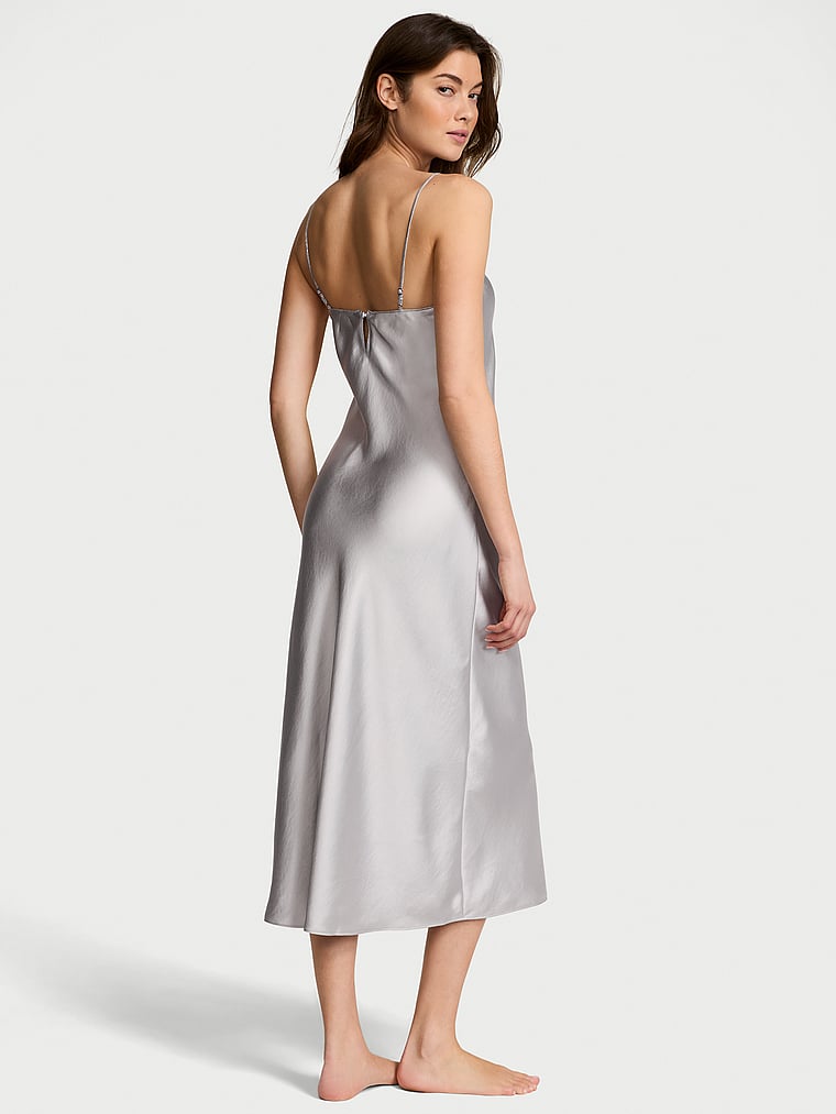 Luxe Satin Long Slip Dress