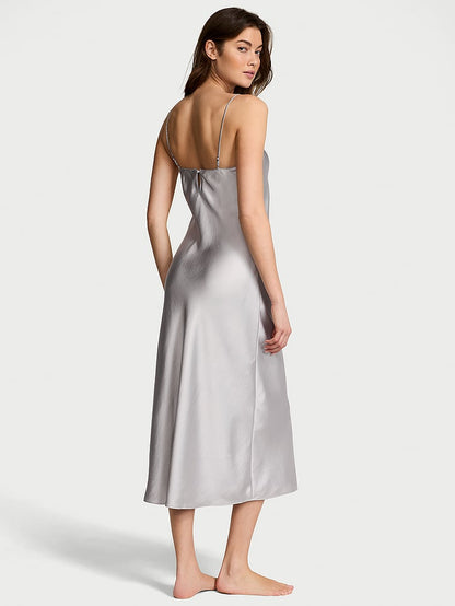 Luxe Satin Long Slip Dress