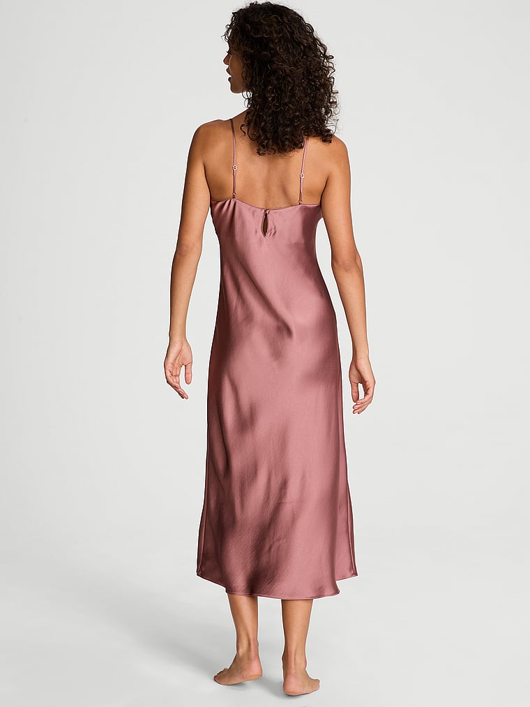 Luxe Satin Long Slip Dress