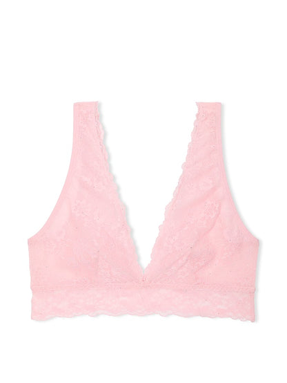 Sexy Tee Sequin Posey Lace Triangle Bralette