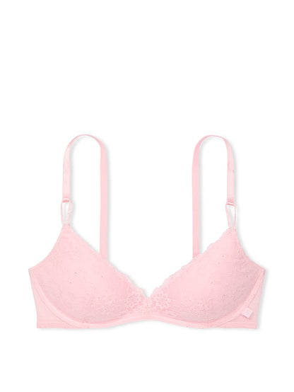 Sexy Tee Sequin Posey Lace Wireless Push-Up Bra