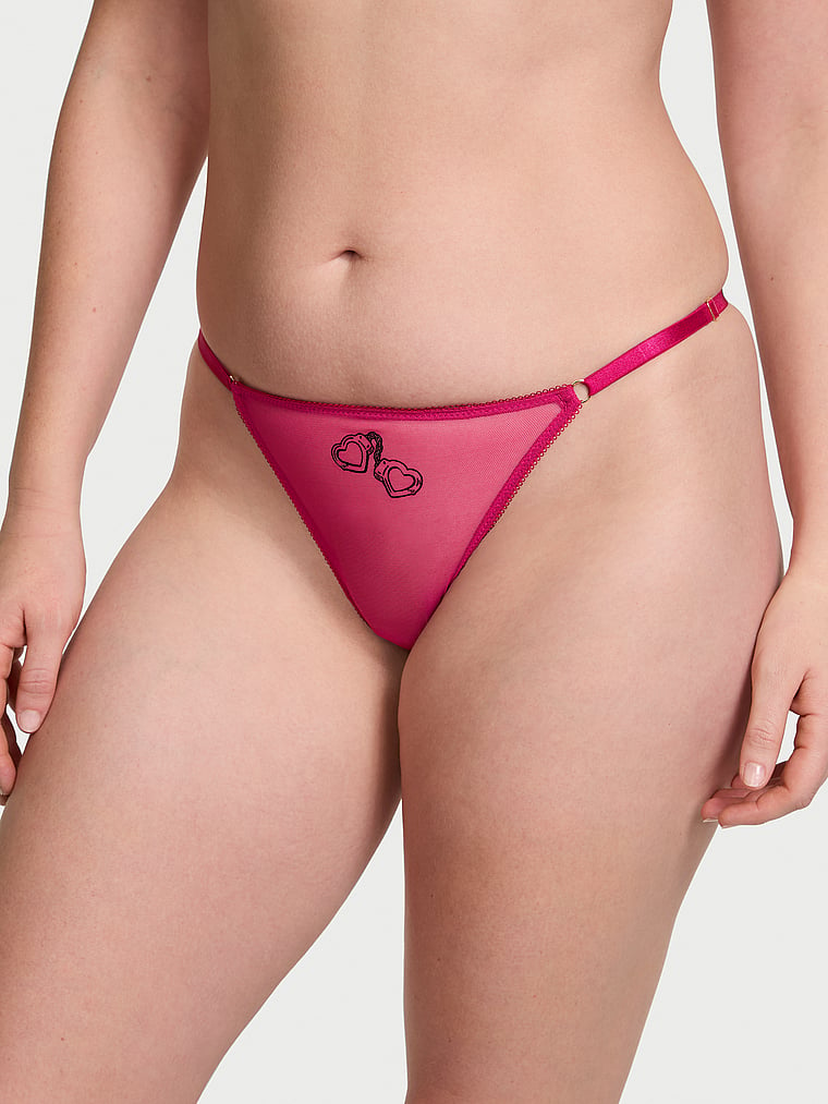 Ring Hardware V-String Panty