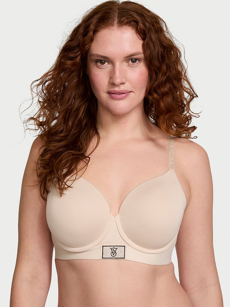 Shine Patch Lightly Lined Full-Coverage Bra