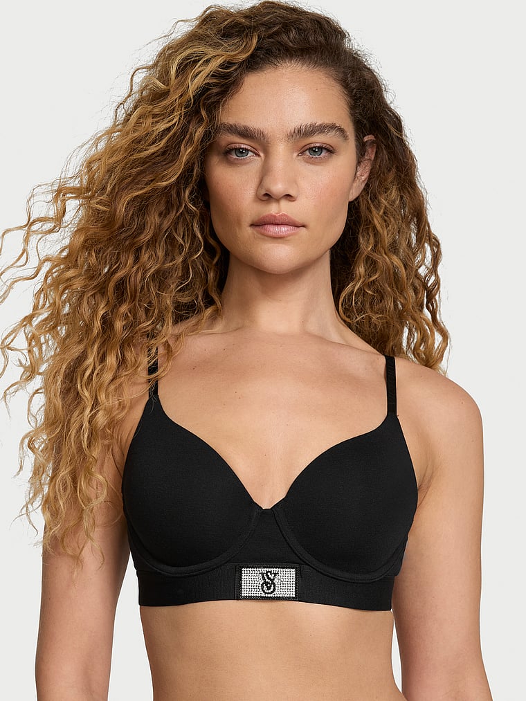 Shine Patch Lightly Lined Full-Coverage Bra