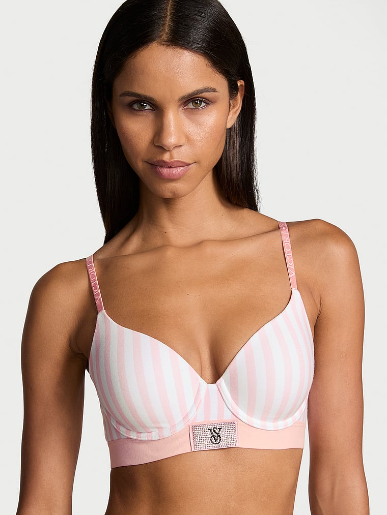 Shine Patch Lightly Lined Full-Coverage Bra