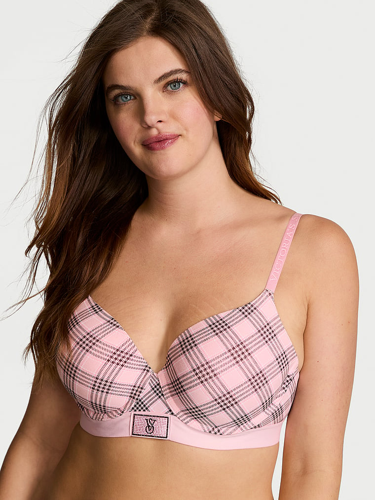 Shine Patch Lightly Lined Full-Coverage Bra