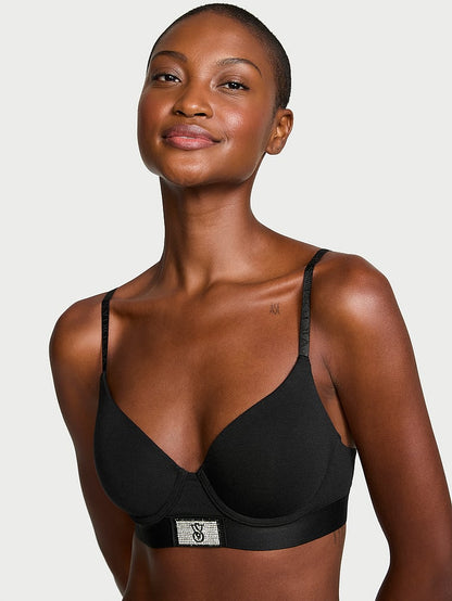 Shine Patch Lightly Lined Demi Bra