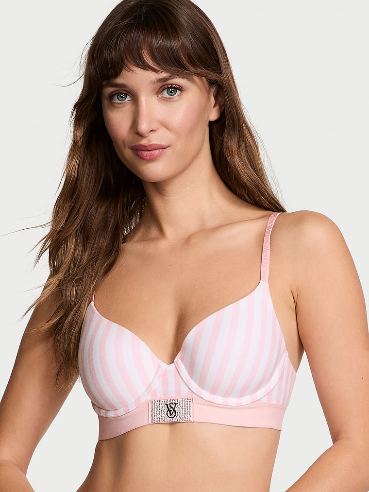 Shine Patch Lightly Lined Demi Bra