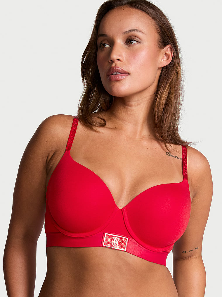 Shine Patch Lightly Lined Demi Bra