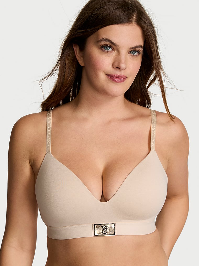 Shine Patch Lightly Lined Wireless Bra