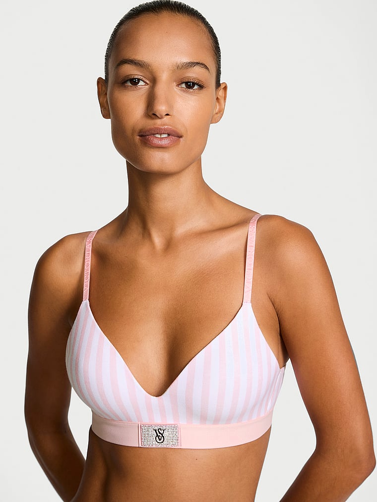 Shine Patch Lightly Lined Wireless Bra