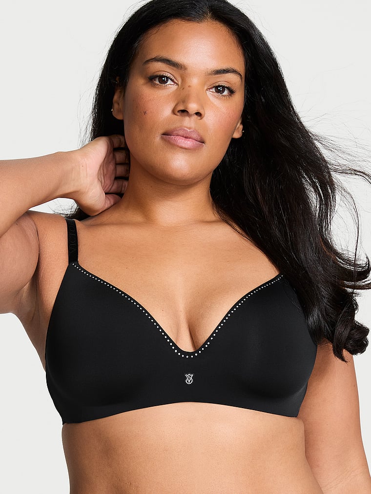 Shine-Trim Push-Up Wireless Bra