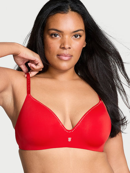 Shine-Trim Push-Up Wireless Bra