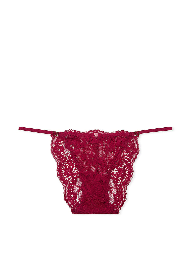 Lace Adjustable String Bikini Panty