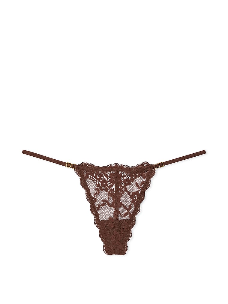 Lace Adjustable V-String Panty