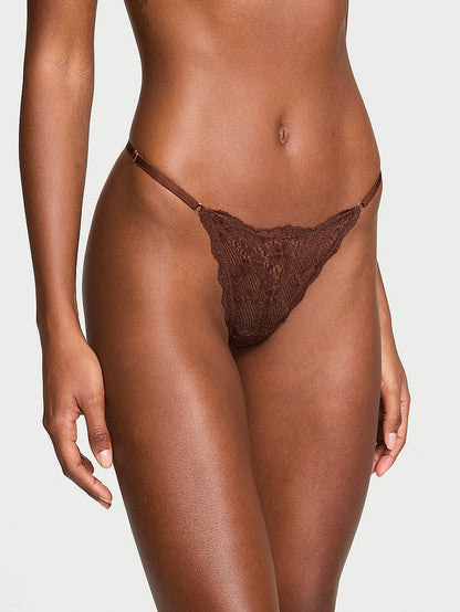 Lace Adjustable V-String Panty