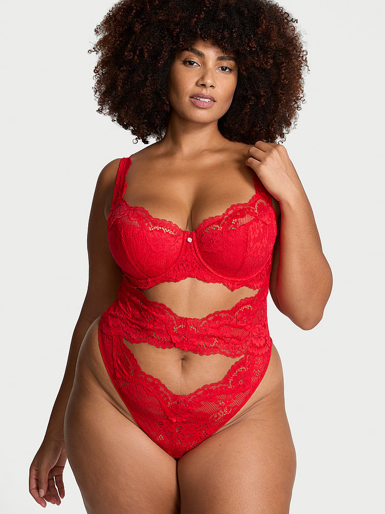 Dare to Dream Lace Uplift Balconette Teddy