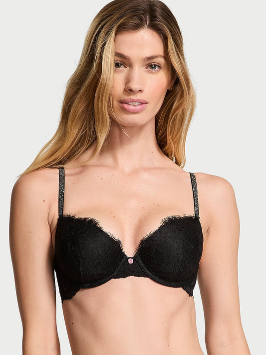 Twinkle Strap Lace Classic-Coverage Demi Bra