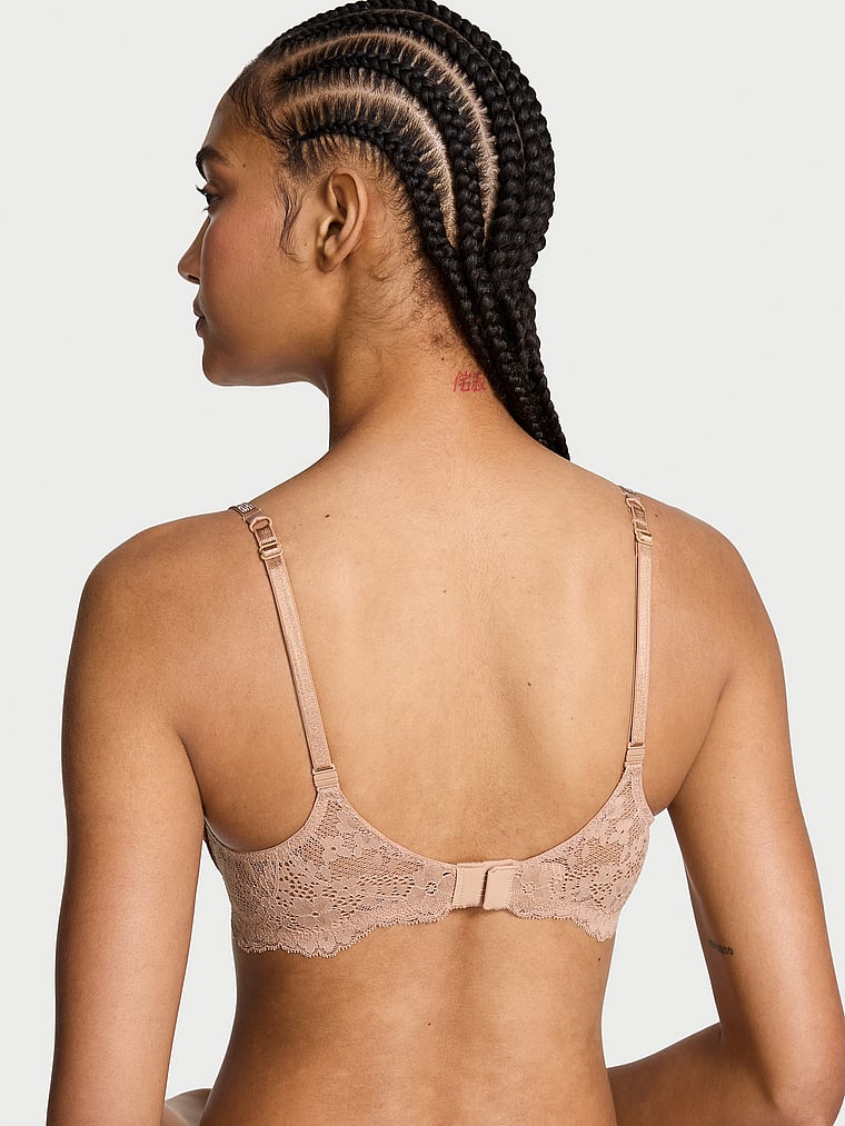 Twinkle Strap Lace Classic-Coverage Demi Bra