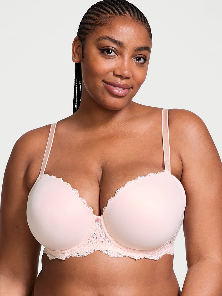 Lace Lightly Lined Classic Coverage Demi Bra