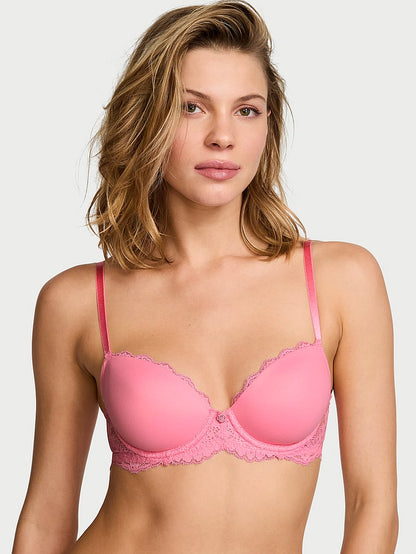 Lace Lightly Lined Classic Coverage Demi Bra