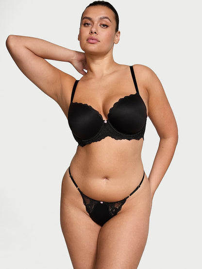 Lace Lightly Lined Classic Coverage Demi Bra