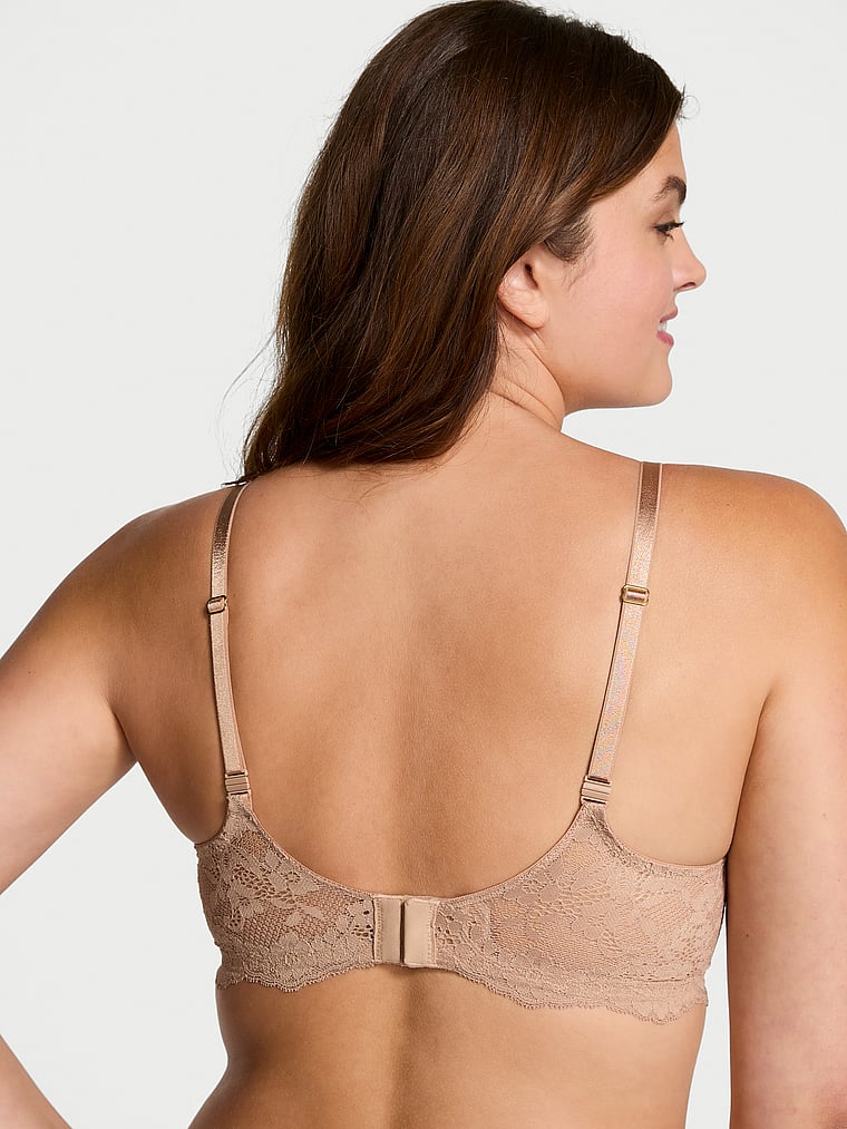 Lace Lightly Lined Classic Coverage Demi Bra