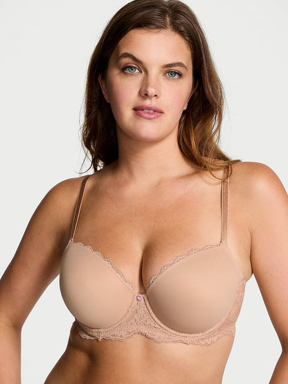 Lace Lightly Lined Classic Coverage Demi Bra