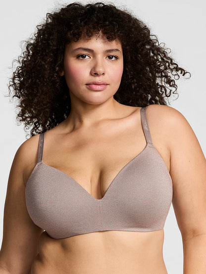 Wear Everywhere Push-Up Wireless Bra Sparkle Knit