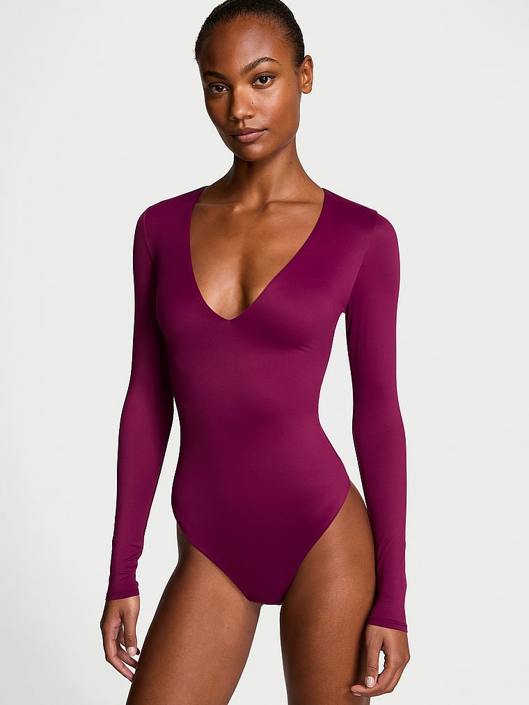 BODYWEAR by Victoria with FeatherSoft™ Innovation V-Neck Bodysuit