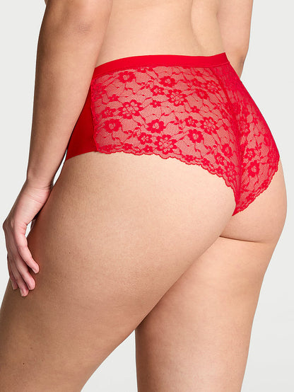 No-Show Lace-Waist Cheeky Panty