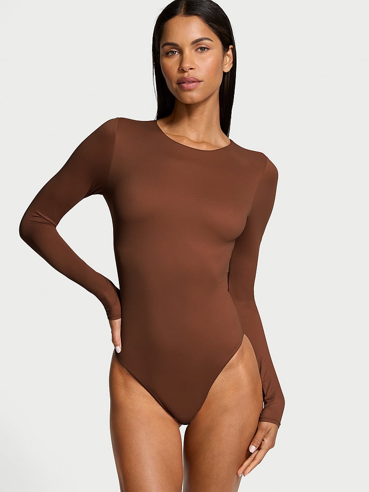 BODYWEAR by Victoria with FeatherSoft™ Innovation Long-Sleeve Bodysuit