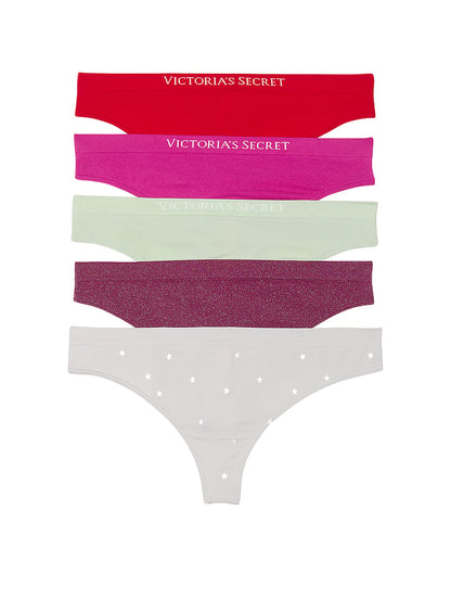 5-Pack Seamless Thong Panties