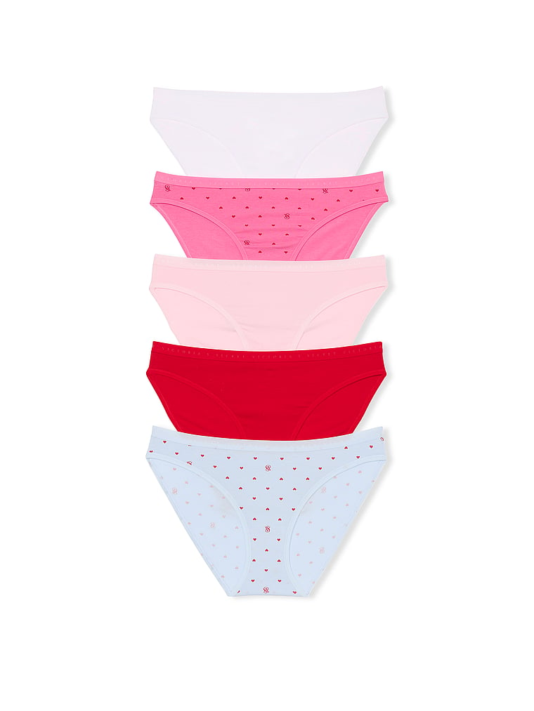 5-Pack Stretch Cotton Bikini Panties