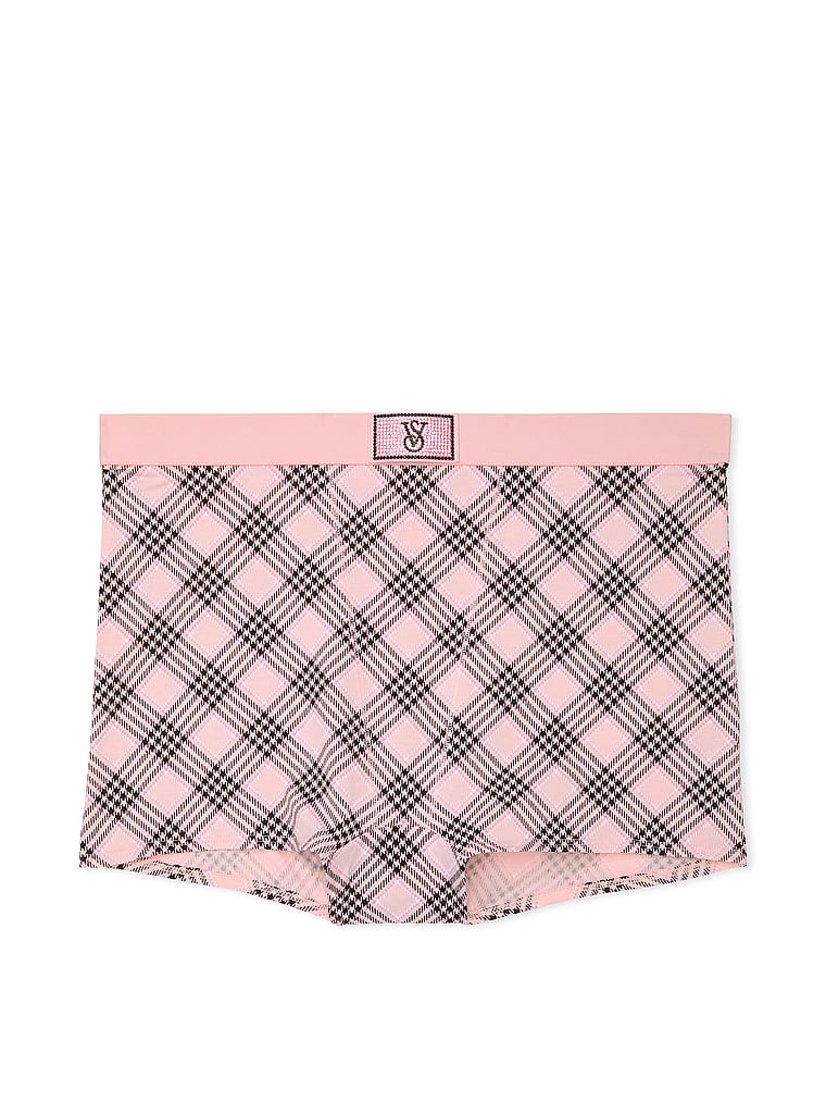 Logo Cotton Shine Patch High-Waist Shortie Panty