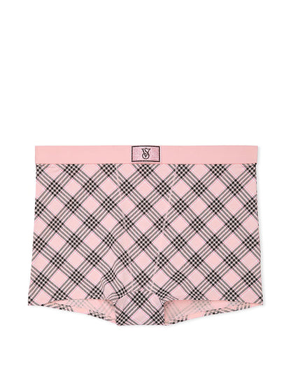 Logo Cotton Shine Patch High-Waist Shortie Panty