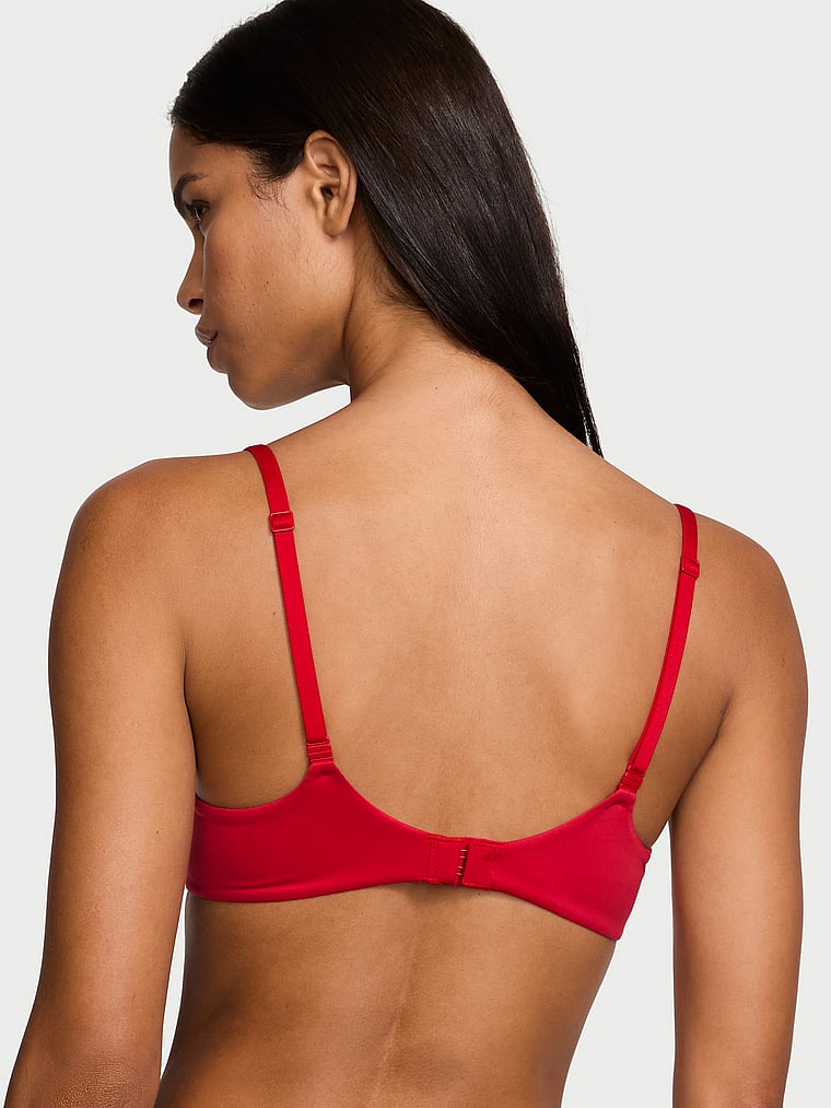 Lace-Trim Lightly Lined Full-Coverage Bra