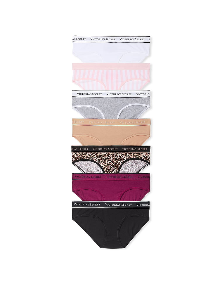 5-Pack Logo Cotton Hiphugger Panties